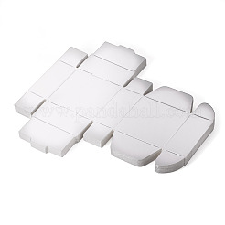 正方形の折り紙の配送箱  メーラーボックス  銀  5.7x5.8x2.7cm&nbsp;CON-TAC0001-23