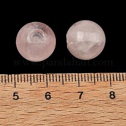 天然石ローズクォーツビーズ  スムーズなラウンド  片穴  12~12.5mm  穴：3.5~4mm&nbsp;GG-CBA02C4-05A