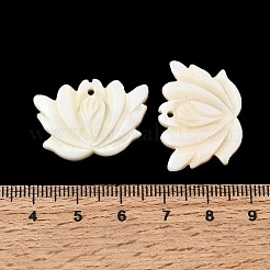 Natural Freshwater Shell Carved Pendants&nbsp;SHEL-C009-06