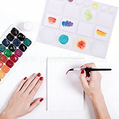Rectangle Plastic Watercolor Oil Palette&nbsp;AJEW-WH0696-655