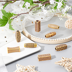 Plastic Dreadlocks Braiding Beads&nbsp;OHAR-NB0001-13