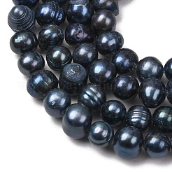 Natural Cultured Freshwater Pearl Beads Strands&nbsp;PA-CBABE82-07