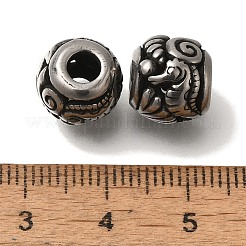 304 Stainless Steel European Beads&nbsp;STAS-D191-13E-AS