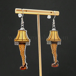 Acrylic & Iron Dangle Earrings for Women&nbsp;WG22366-01