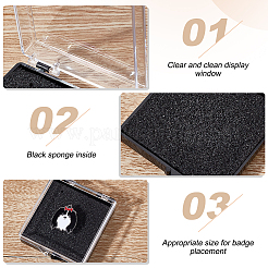 Plastic Badge Storage Box&nbsp;LS-CON-WH0086-121B