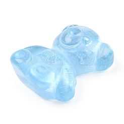 Transparent Resin Bear Cabochons&nbsp;RESI-N039-02