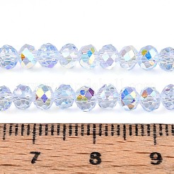 Transparent Glass Beads Strands&nbsp;EGLA-N016-4mm-02