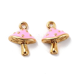 Autumn Theme Brass Enamel Pendants&nbsp;KK-P207-020G-RS