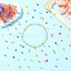 2400Pcs 12 Colors Transparent Acrylic Beads&nbsp;TACR-YW0002-42