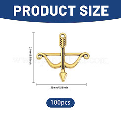 100Pcs Tibetan Style Alloy Pendants&nbsp;FIND-CA0010-59AG