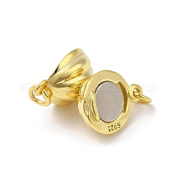 Rack Plating 925 Sterling Silver Magnetic Clasps&nbsp;STER-G038-13G
