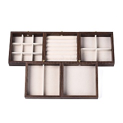 5-Tier PET Plastic Jewelry Storage Drawer Boxes&nbsp;CON-N016-04