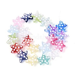 Glass Enamel Beads Strands&nbsp;GLAA-T028-04