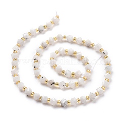 Natural Rainbow Moonstone Beads Strands&nbsp;G-P463-15
