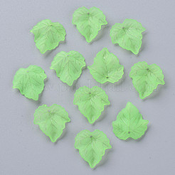 Autumn Theme Transparent Frosted Acrylic Pendants&nbsp;PAF002Y-28