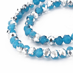 Electroplate Glass Beads Strands&nbsp;LS-EGLA-A034-J6mm-M08