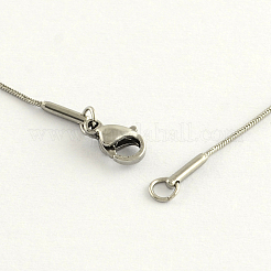 Tarnish Resistant 304 Stainless Steel Chain Necklaces&nbsp;LS-NJEW-R223-11