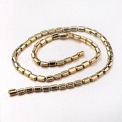 Electroplate Non-magnetic Synthetic Hematite Bead Strands&nbsp;G-F300-01B-03