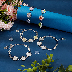 DIY Blank Dome Bracelets & Anklets Making Kit&nbsp;DIY-NB0009-78