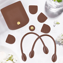 DIY PU Leather Handbag Making Kits&nbsp;PURS-CL0001-43B