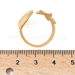 304 Stainless Steel Cuff Rings&nbsp;RJEW-P150-03A-G
