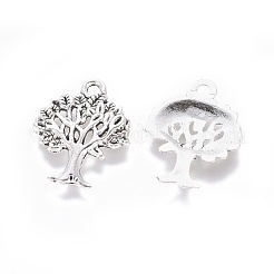 Tibetan Style Alloy Tree Pendants&nbsp;X-TIBEP-1401-AS-LF