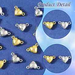 10 Bags Alloy Magnetic Clasps with Loops&nbsp;FIND-FS0004-88G