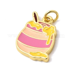 Brass Enamel Pendants&nbsp;KK-A296-13B-G