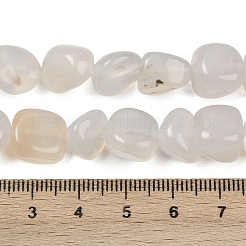 天然石瑪瑙ビーズ連売り  タンブルストーン  ナゲット  7~11x7~13mm  穴：0.8~1mm  約38個/連  15.35インチ（39cm）&nbsp;G-L630-F01-01I