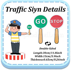 Plastic Traffic Sign&nbsp;DIY-WH0504-365