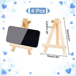 Foldable Wood Triangle Easel&nbsp;WOOD-WH0034-52A