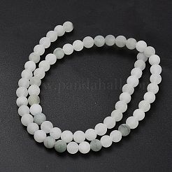 Natural Tianshan Cui Quartzite Beads Strands&nbsp;G-G305-A02-6mm