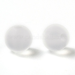 クリアアクリルボールビーズ  つや消しスタイル  ラウンド  透明  6mm  穴：1mm  約4200個/500g&nbsp;FACR-R021-6mm-16