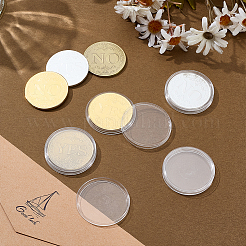 6個 3色 鉄製 はい いいえ 決定コイン  プラスチック製の梱包箱付き  ミックスカラー  40x2.5mm  2個/カラー&nbsp;AJEW-ME0001-33