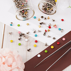 300Pcs 10 Colors Brass Garment Rivets&nbsp;DIY-GF0009-60