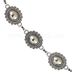 Oval Link Chain Waist Chains&nbsp;AJEW-CJC0006-03AS