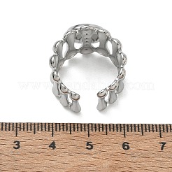 304 Stainless Steel Cuff Ring Components&nbsp;SA-CBA37BC-18B-P