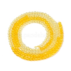 Transparent Glass Beads Strands&nbsp;GLAA-N074-01A-03