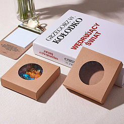 Foldable Kraft Paper Boxes&nbsp;CON-WH0068-63B