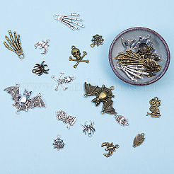 Halloween Jewelry Tibetan Style Pendants&nbsp;TIBEP-SC0001-20