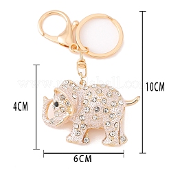 Alloy & Rhinestone Keychain for Women&nbsp;PW-WG33814-01