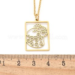 304 Stainless Steel Necklace&nbsp;LS-NJEW-D330-01G-01