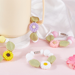 4Pcs Silicone Cup Charms&nbsp;HJEW-SC00119