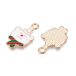 Christmas Theme Alloy Enamel Pendants&nbsp;ENAM-T020-33G