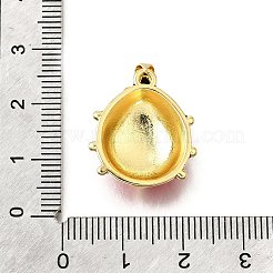 Brass Enamel Pendants&nbsp;KK-G529-01G
