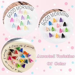 26Pcs 26 Styles UV Plating Opaque Acrylic European Beads&nbsp;OACR-YW0004-32