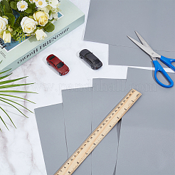 プラスチックステッカー  道路舗装ステッカー  濃いグレー  600x300x0.1mm&nbsp;DIY-WH0699-89A