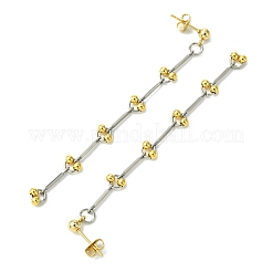 201 Stainless Steel Link Dangle Stud Earrings&nbsp;EJEW-JE06313