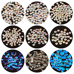 24 Style Transparent K9 Glass Cabochons&nbsp;GLAA-TA0001-24