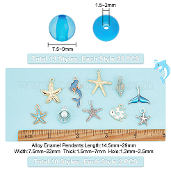 Ocean Theme DIY Jewelry Making Findings Kits&nbsp;DIY-PH0013-52